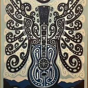 Warren Haynes Christmas Jam Print signed and numbered.